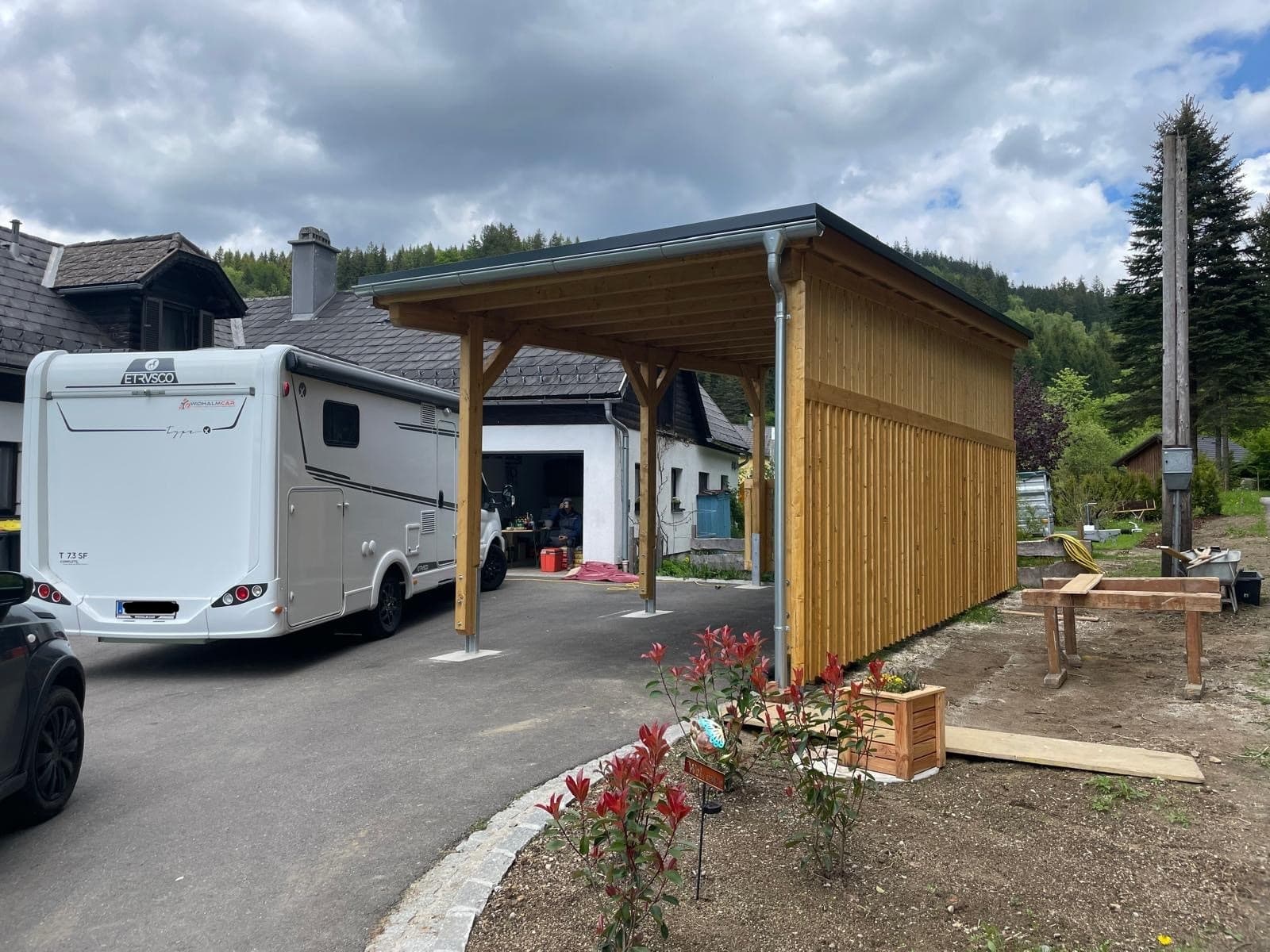 Carport Einzelstellplatz