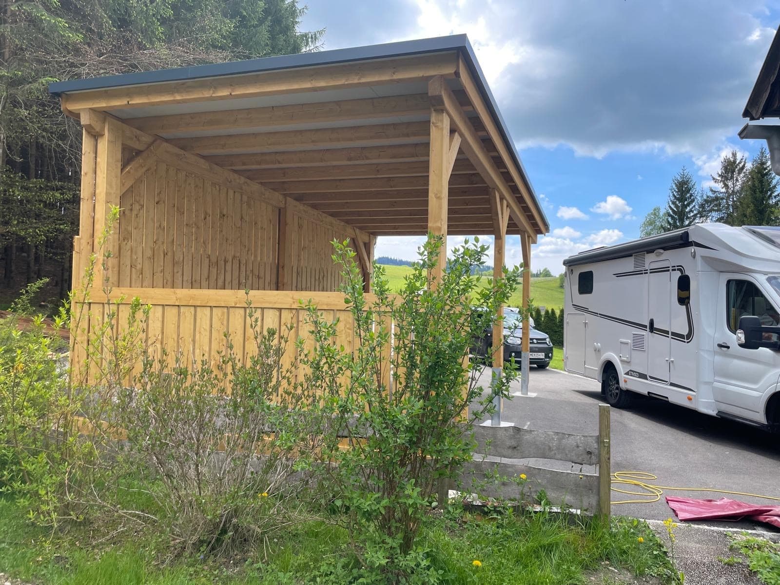 Carport Doppelstellplatz